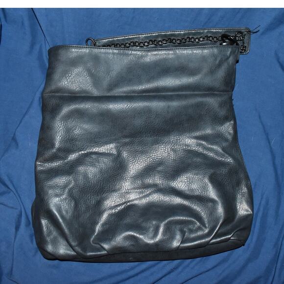 Billabong Convertible Top Handle Tote Hobo Bag Purse Black - Picture 5 of 10